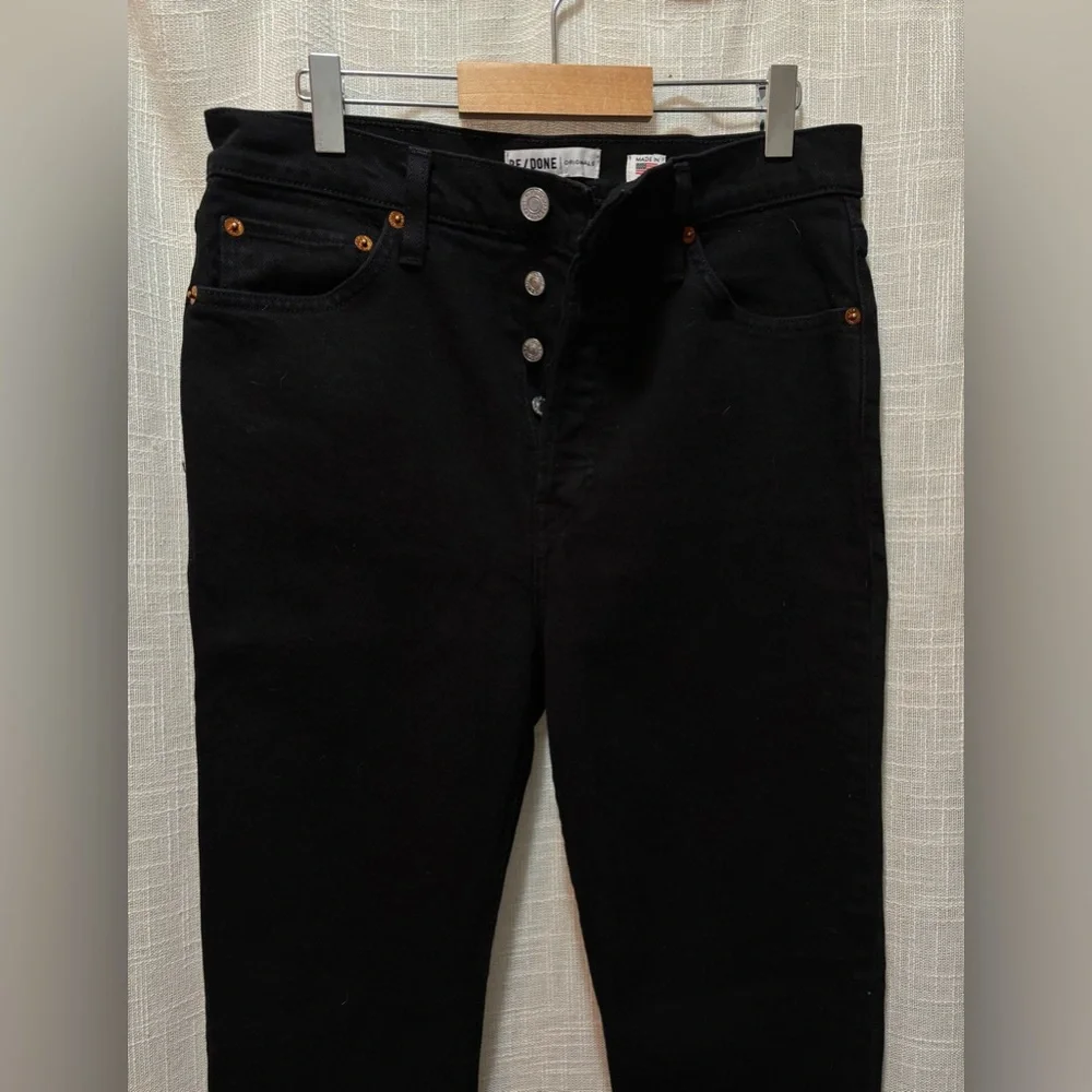 Re/Done | High Rise Ankle Crop - Picture 3 of 7